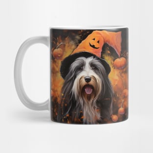 Bearded Collie Halloween Mug